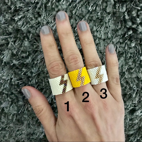 Handmade Lightning ⚡️Ring - Picture 3 of 3